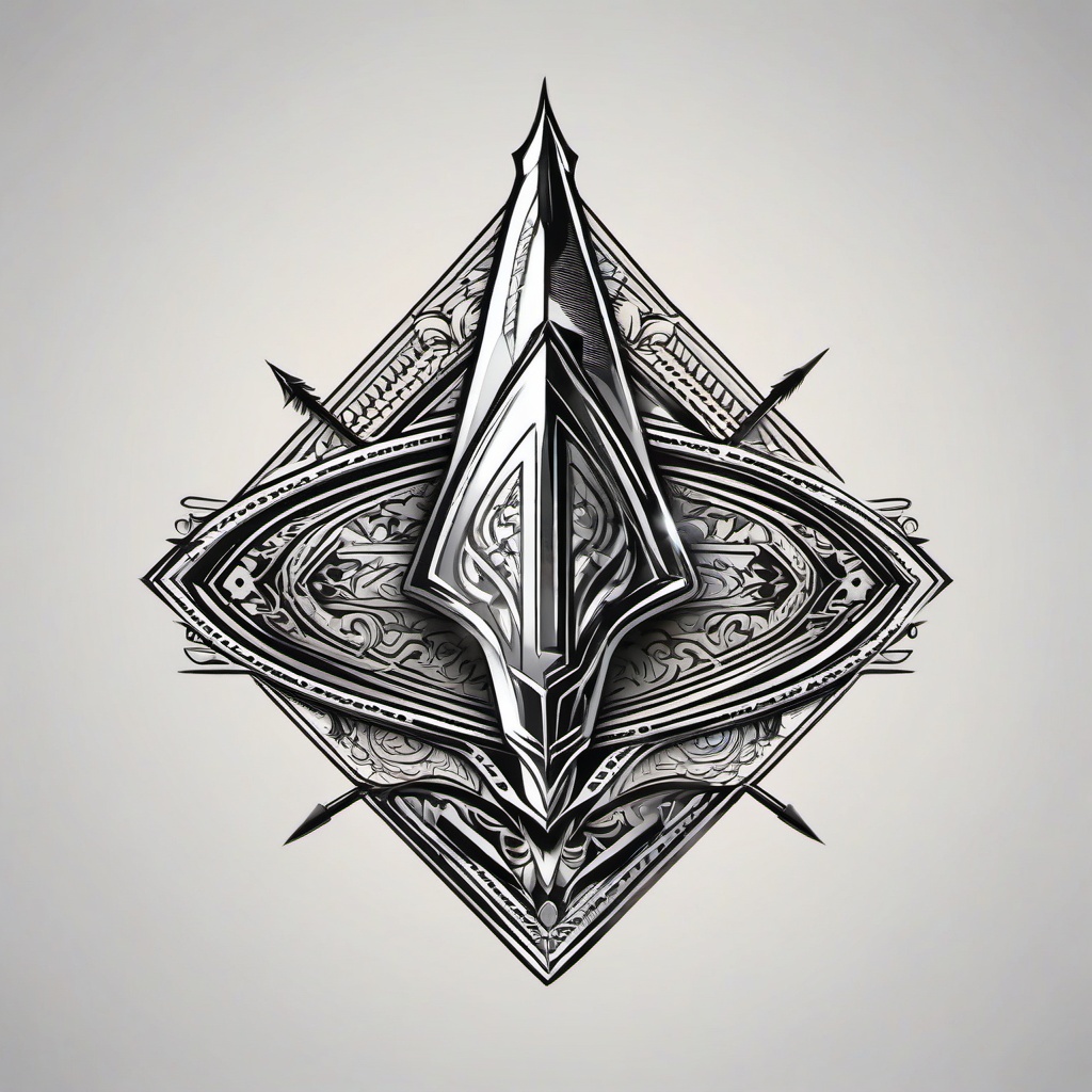 arrow head tattoo  vector tattoo design