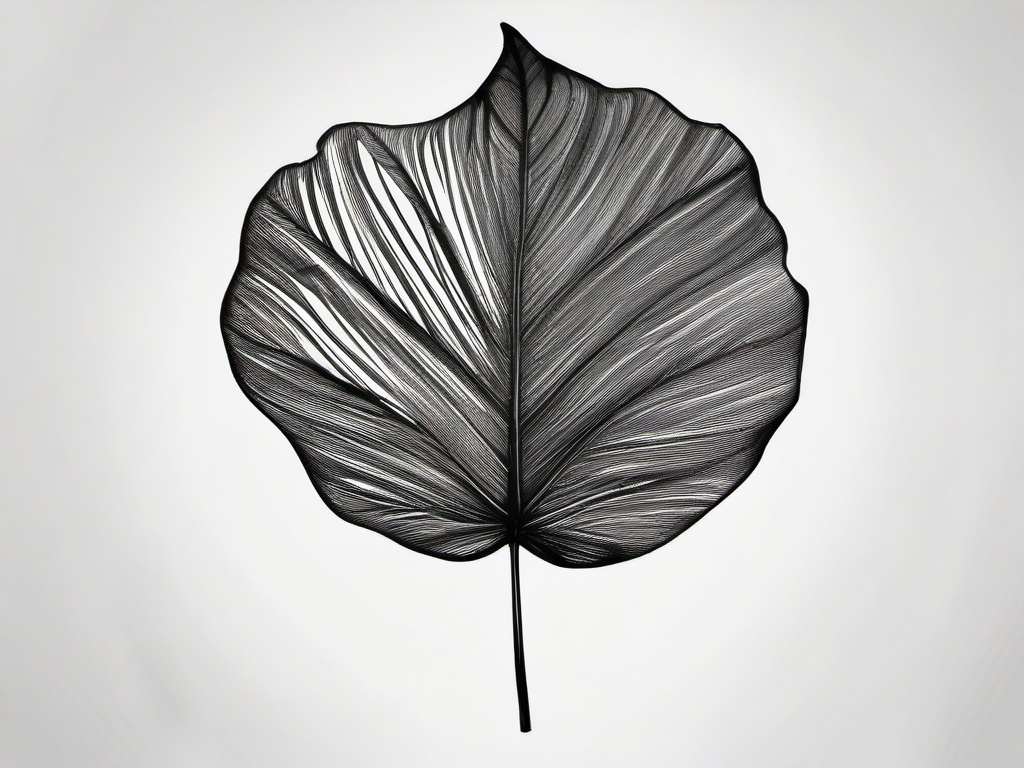 sketch of a leaf  minimal rough sketch scribbles,doodles,black and white