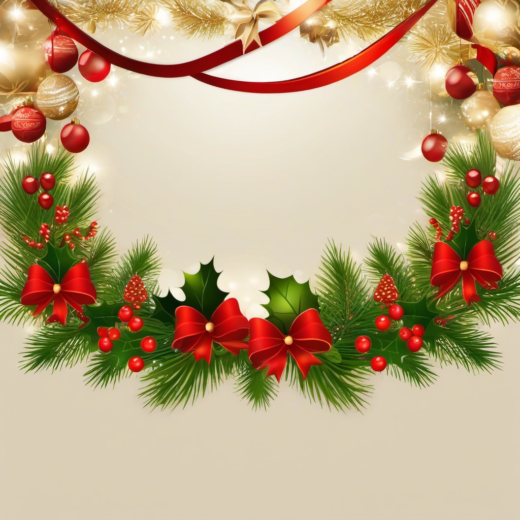 Christmas Background Wallpaper - christmas garland clipart transparent  