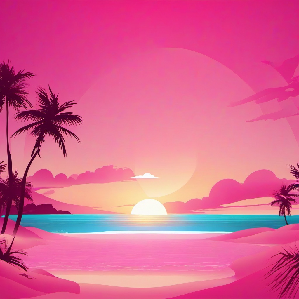 Beach Background Wallpaper - beach background pink  