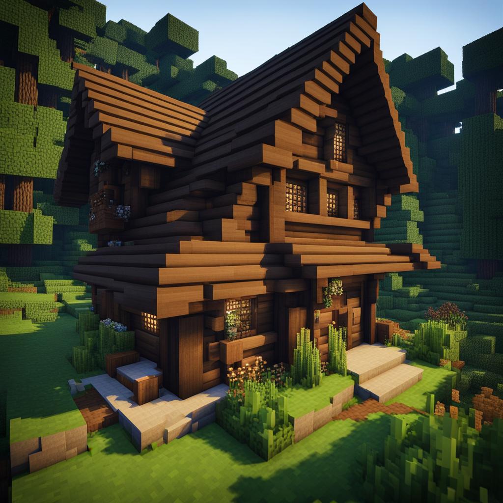 quaint survival cottage deep in the woods - minecraft house design ideas minecraft block style