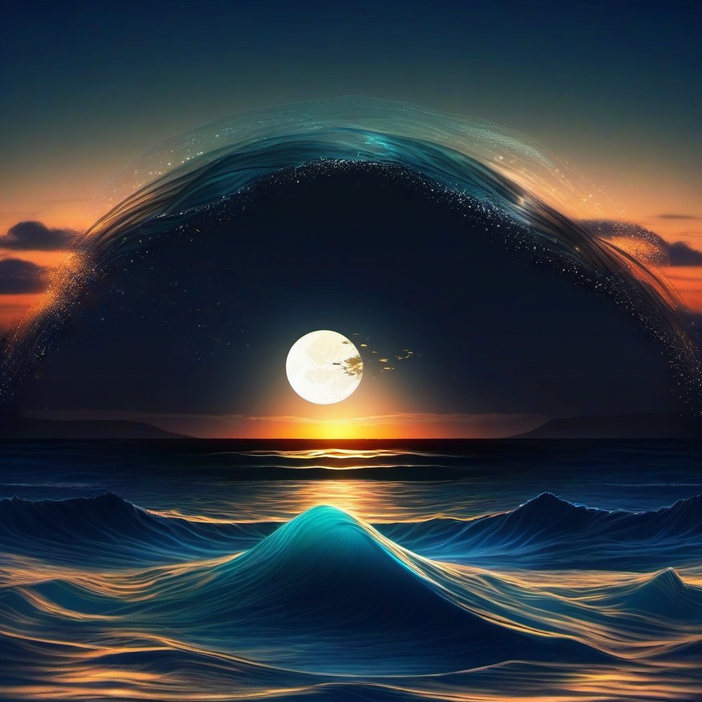 Ocean Background Wallpaper - night ocean wallpaper  