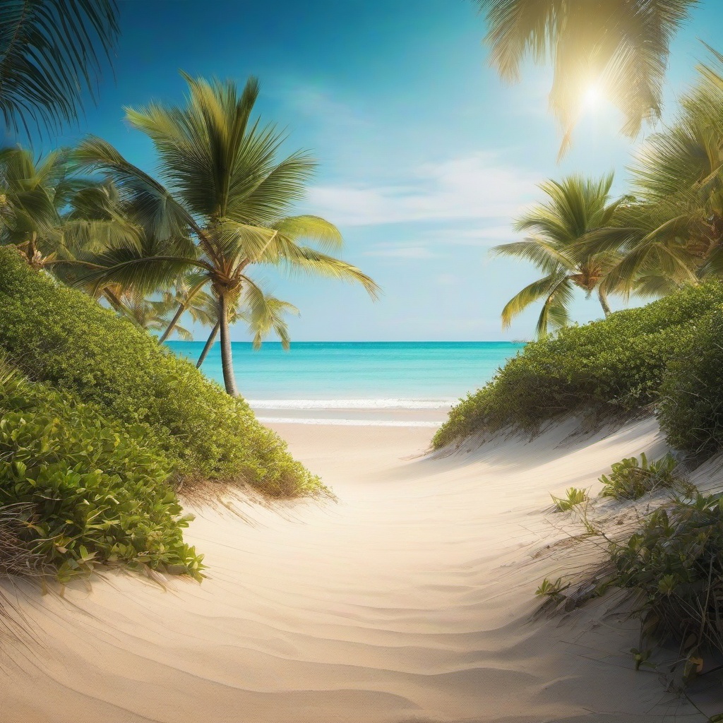 Beach Background Wallpaper - beach digital background  