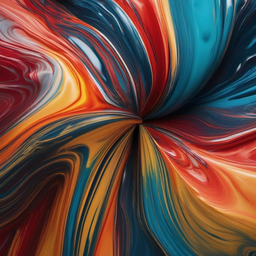 Surreal abstract paint effects and swirls top view, product photoshoot realistic background, hyper detail, high resolution