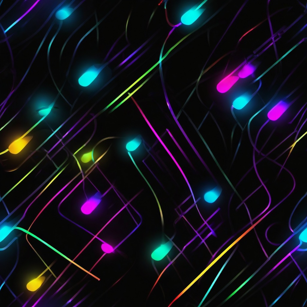 Neon Background Wallpaper - neon on black background  