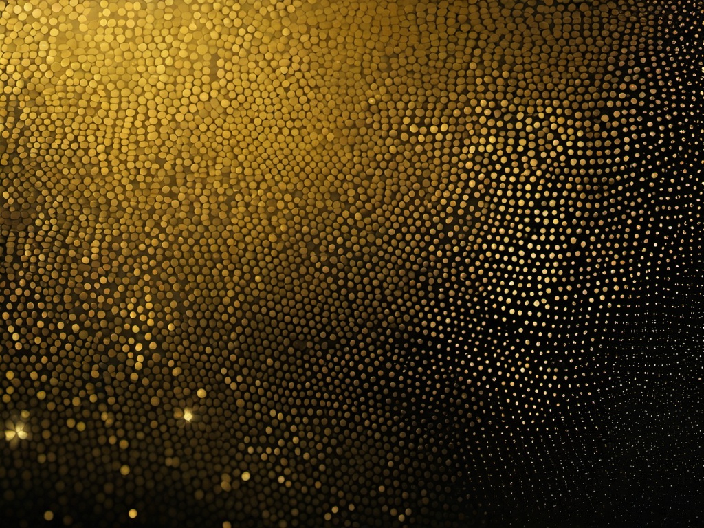 Gold Glitter Dots Background  