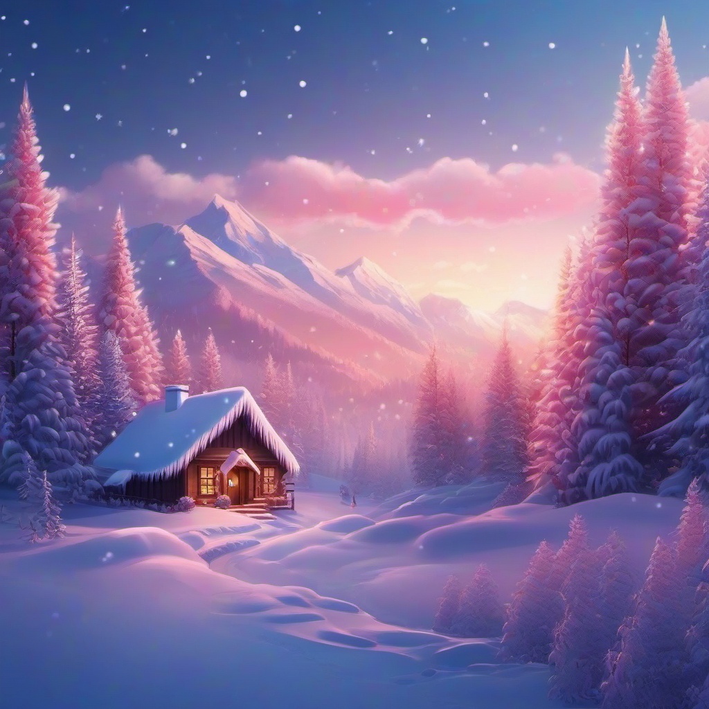 Winter background wallpaper - cute winter background aesthetic  