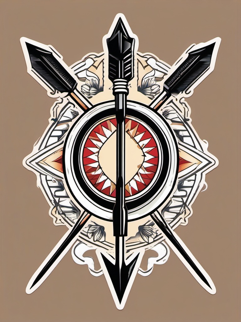 american traditional arrow tattoo  vector tattoo design