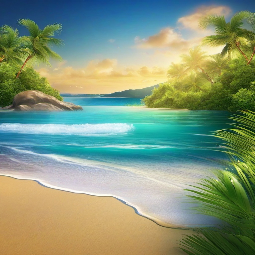 Beach Background Wallpaper - beach background  