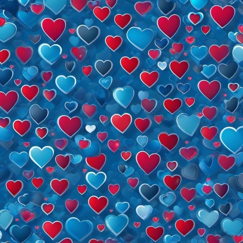 Heart Background Wallpaper - blue love heart wallpaper  