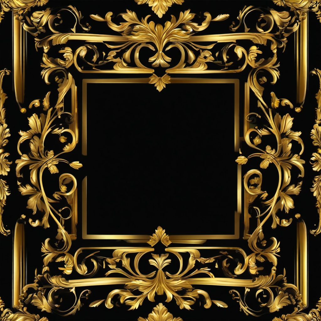 Gold Background Wallpaper - black and gold frame background  