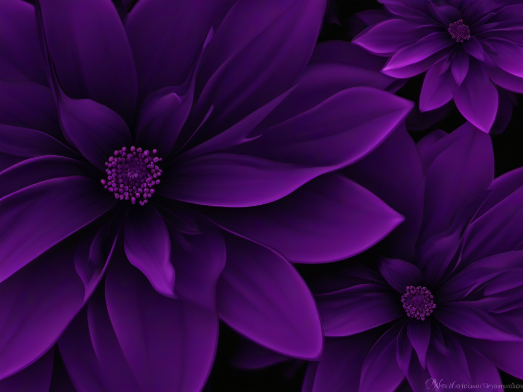 Dark Purple Flower Wallpaper  ,desktop background wallpaper