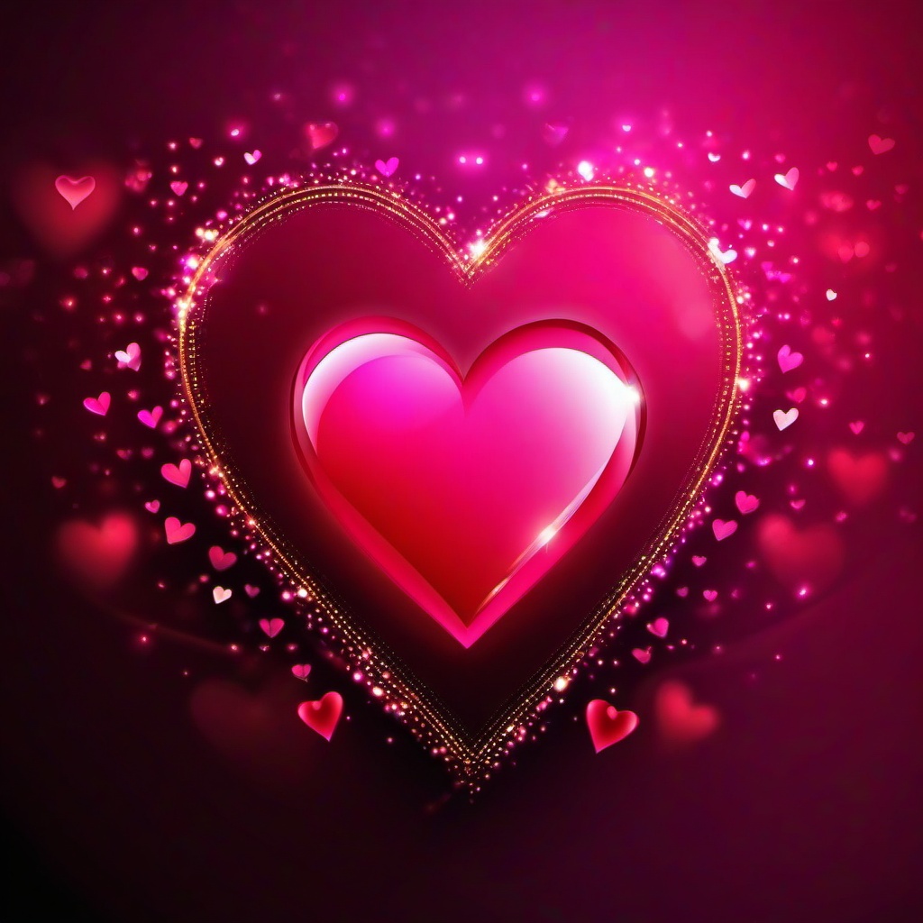 Heart Background Wallpaper - glowing heart background  