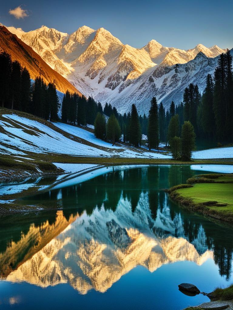 fairy meadows, pakistan - takes a scenic trek to a meadow with stunning views of nanga parbat. 