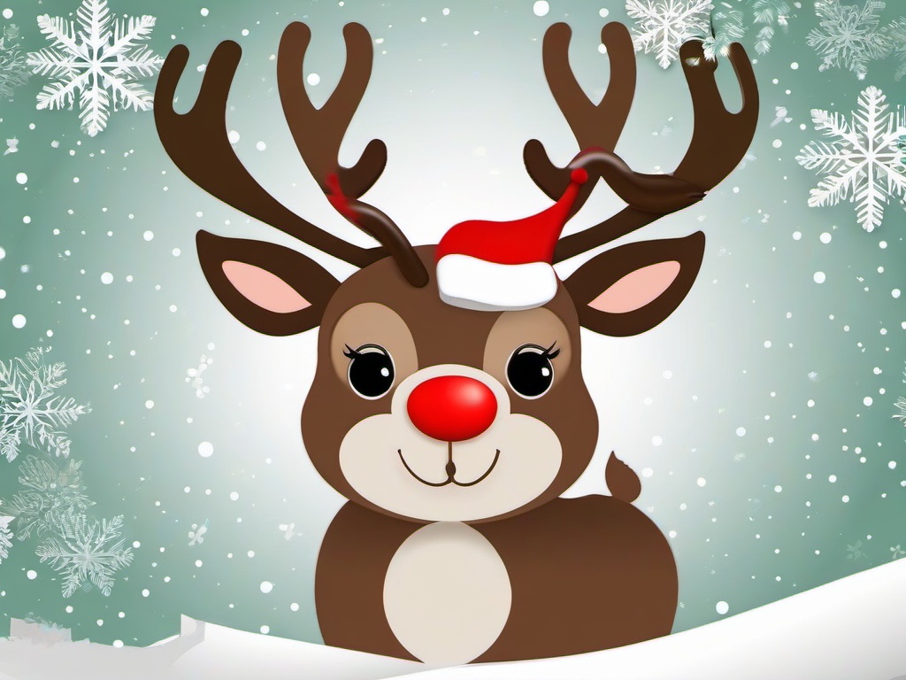 Christmas Wallpaper Rudolph  