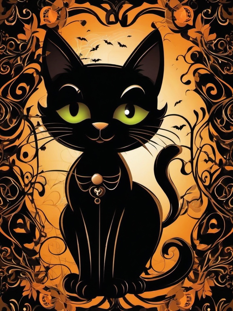 Halloween Background Wallpaper - black cat halloween wallpaper  