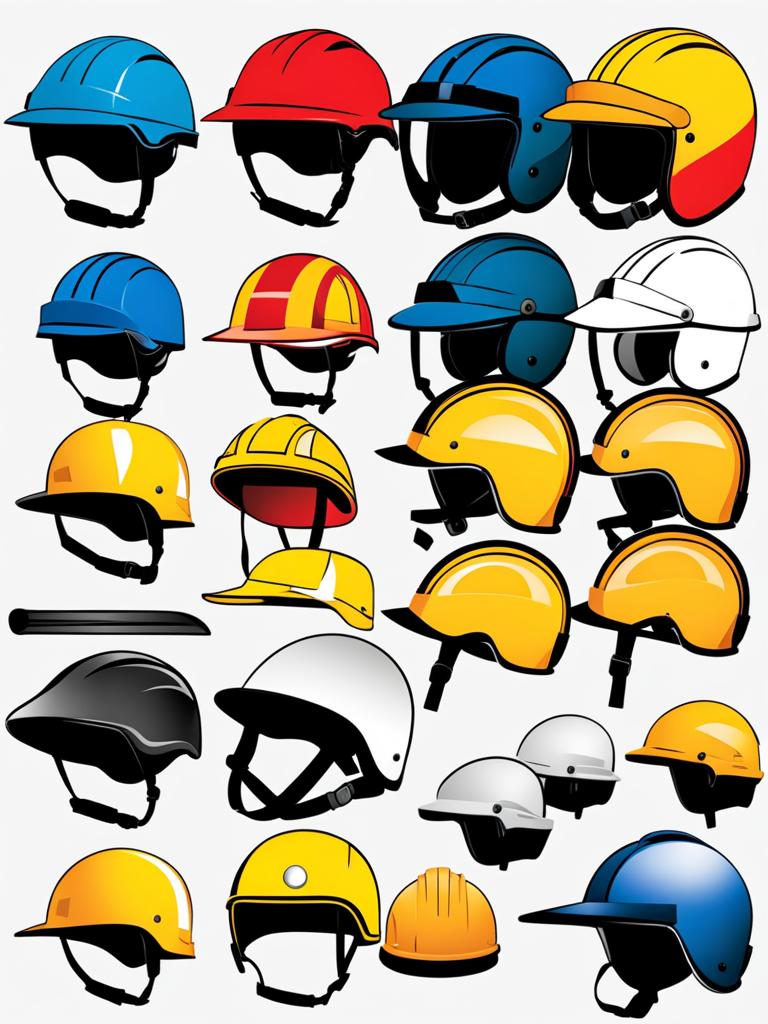 helmet clipart - a protective, hardhat helmet. 