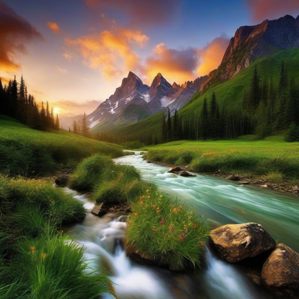 Mountain Background Wallpaper - mountain and river wallpaper  