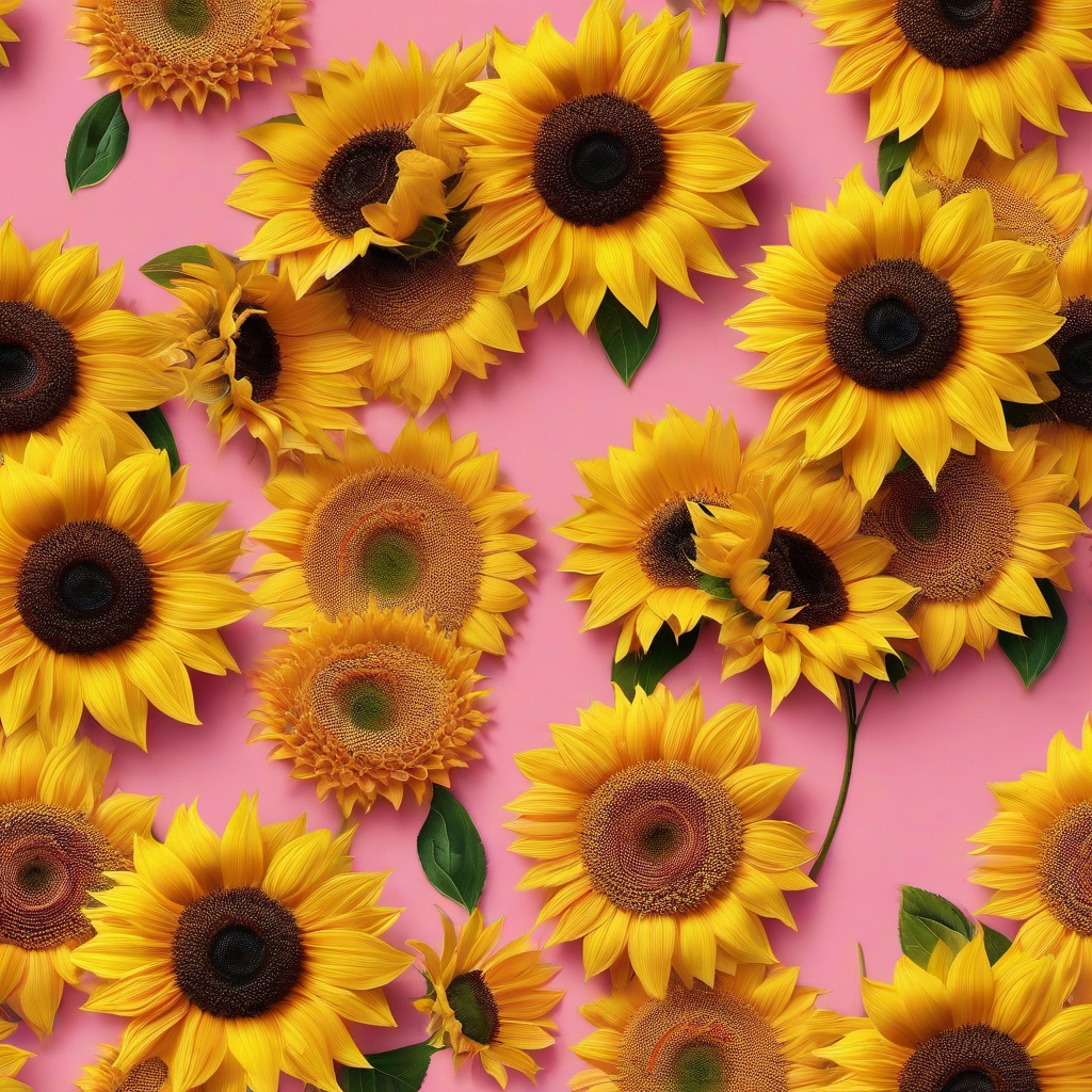 Sunflower Background Wallpaper - sunflower pink background  