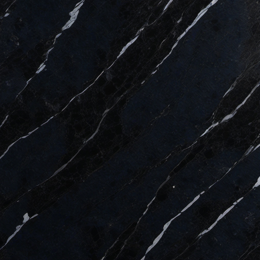 Granite with a deep blue-black color and a polished mirror-like surface top view, product photoshoot realistic background, hyper detail, high resolution