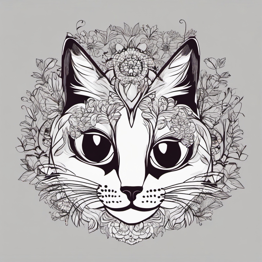 Cat Background Wallpaper - cat drawing background  