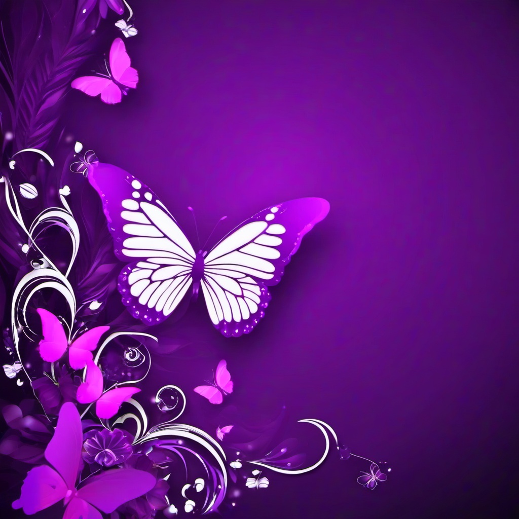 Purple Background Wallpaper - purple wallpaper butterfly  