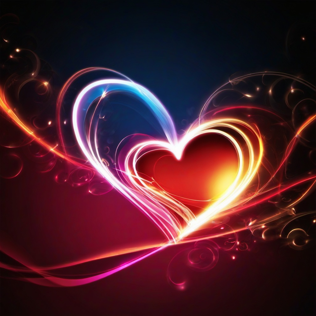 Heart Background Wallpaper - heart light wallpaper  