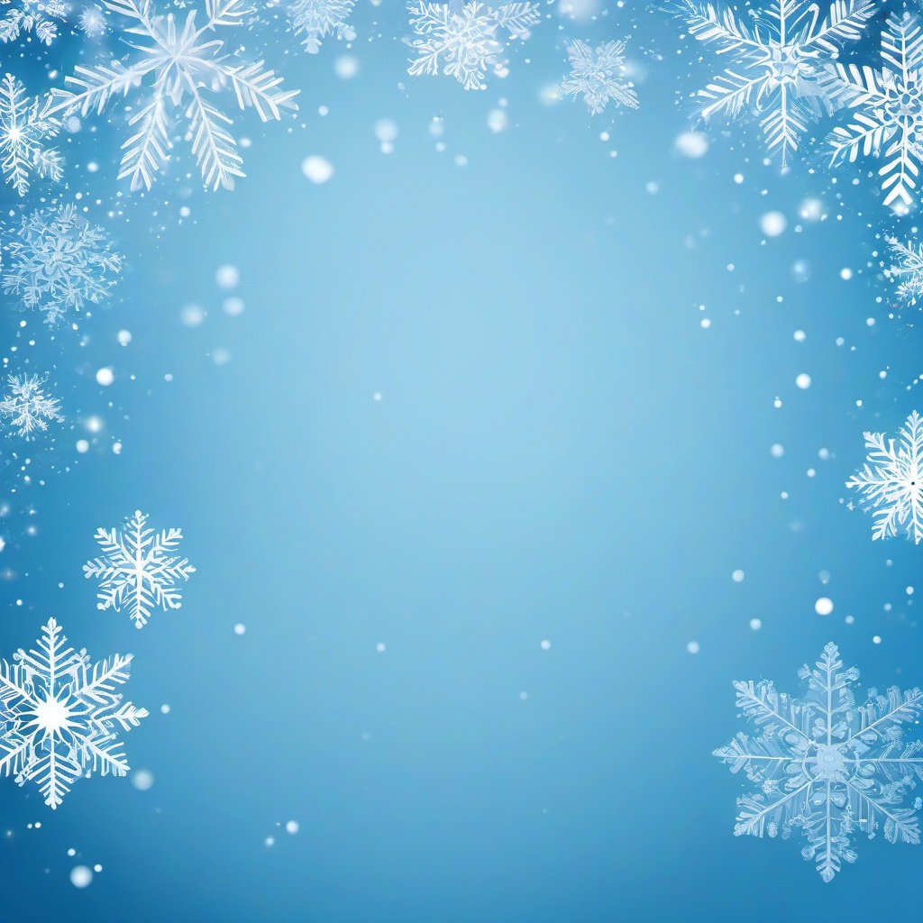 Christmas Background Wallpaper - light blue background with snowflakes  