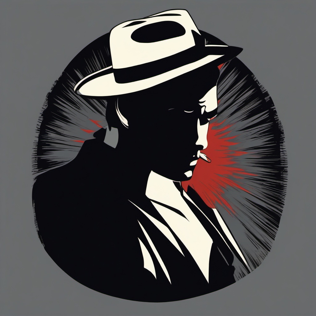 Film Noir Tribute , vintage t shirt vector art