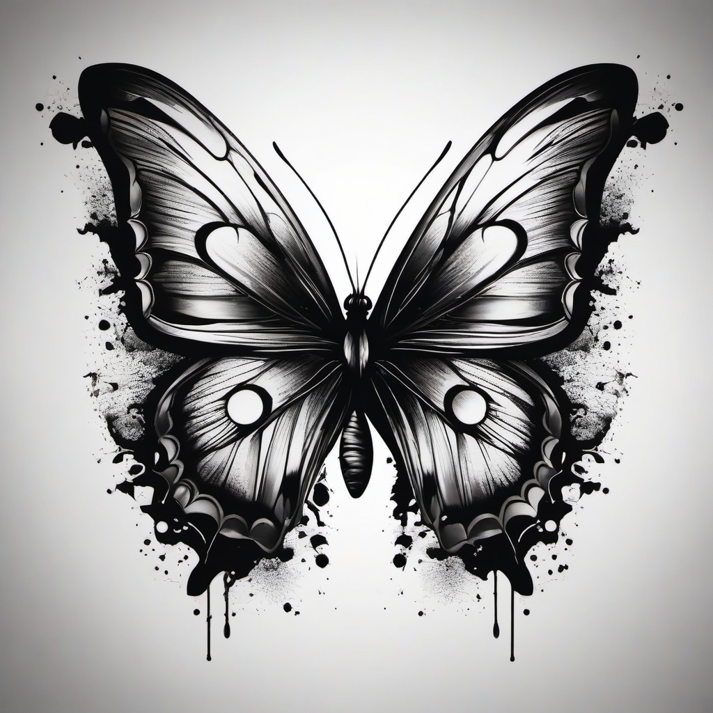 ink butterfly tattoo  