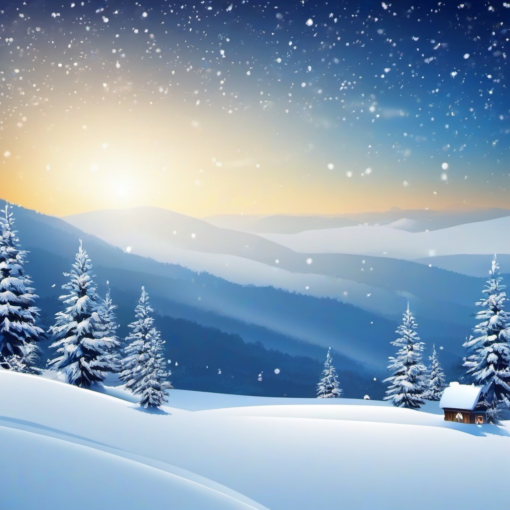 Snow Background Wallpaper - snowy holiday background  