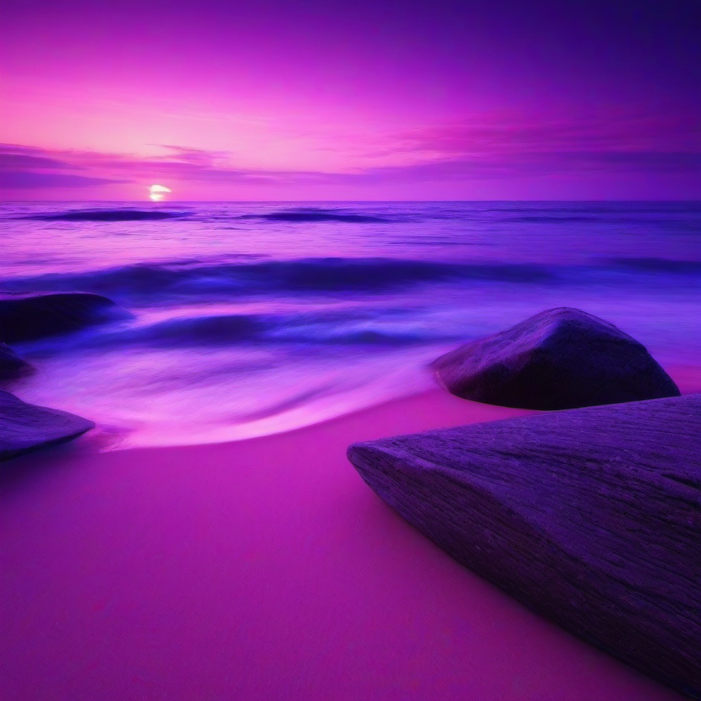 Beach Background Wallpaper - purple beach background  