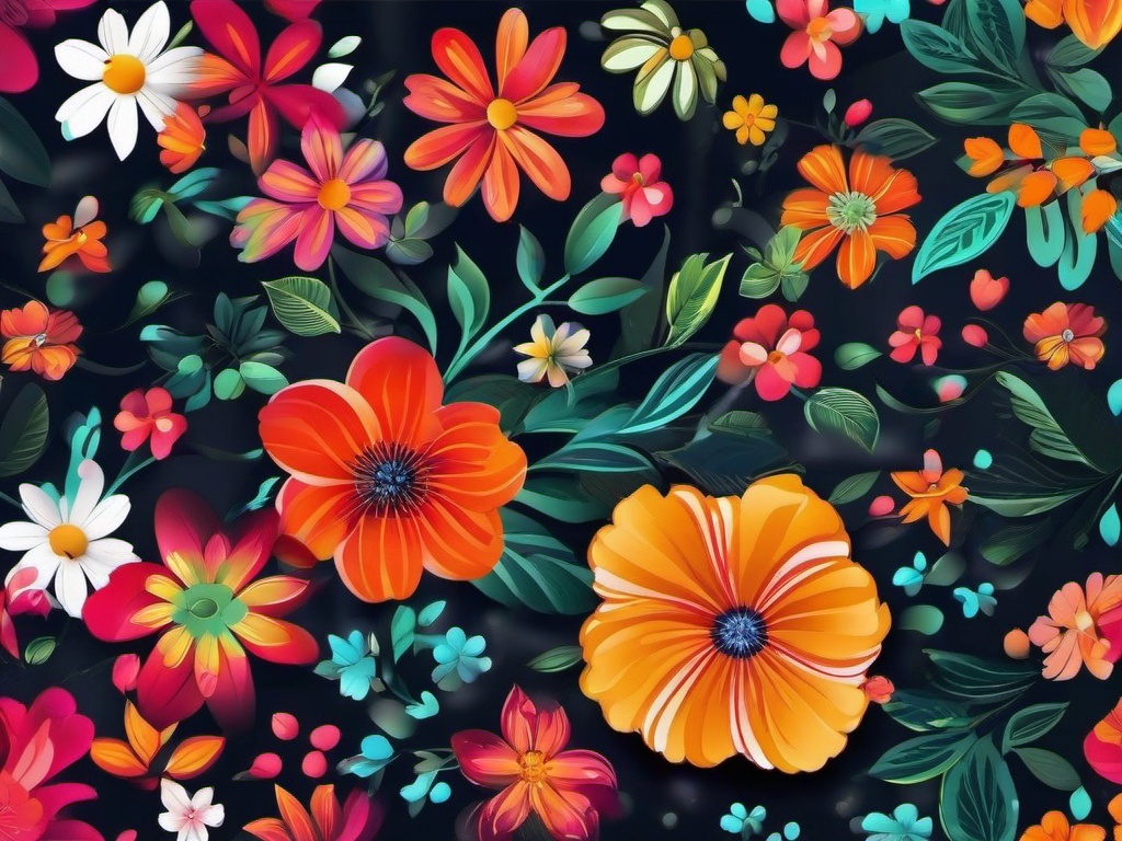 Flower Background Wallpaper - flower paint background  