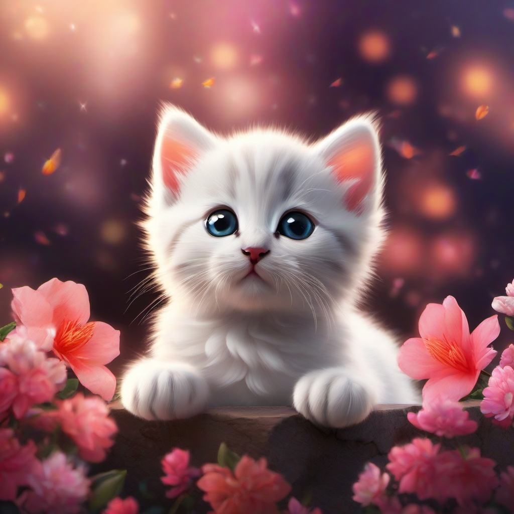 Cat Background Wallpaper - background kitten  