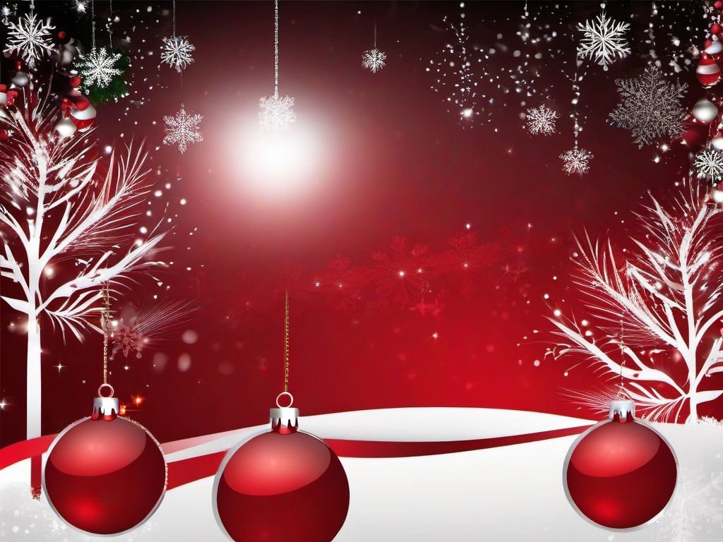 Red Christmas Background Free  