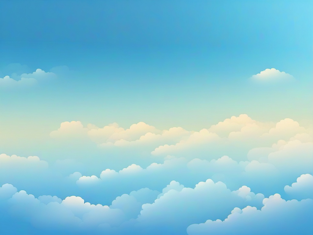 Sky Background-Light blue background with scattered small clouds and a soft gradient  background wallpaper