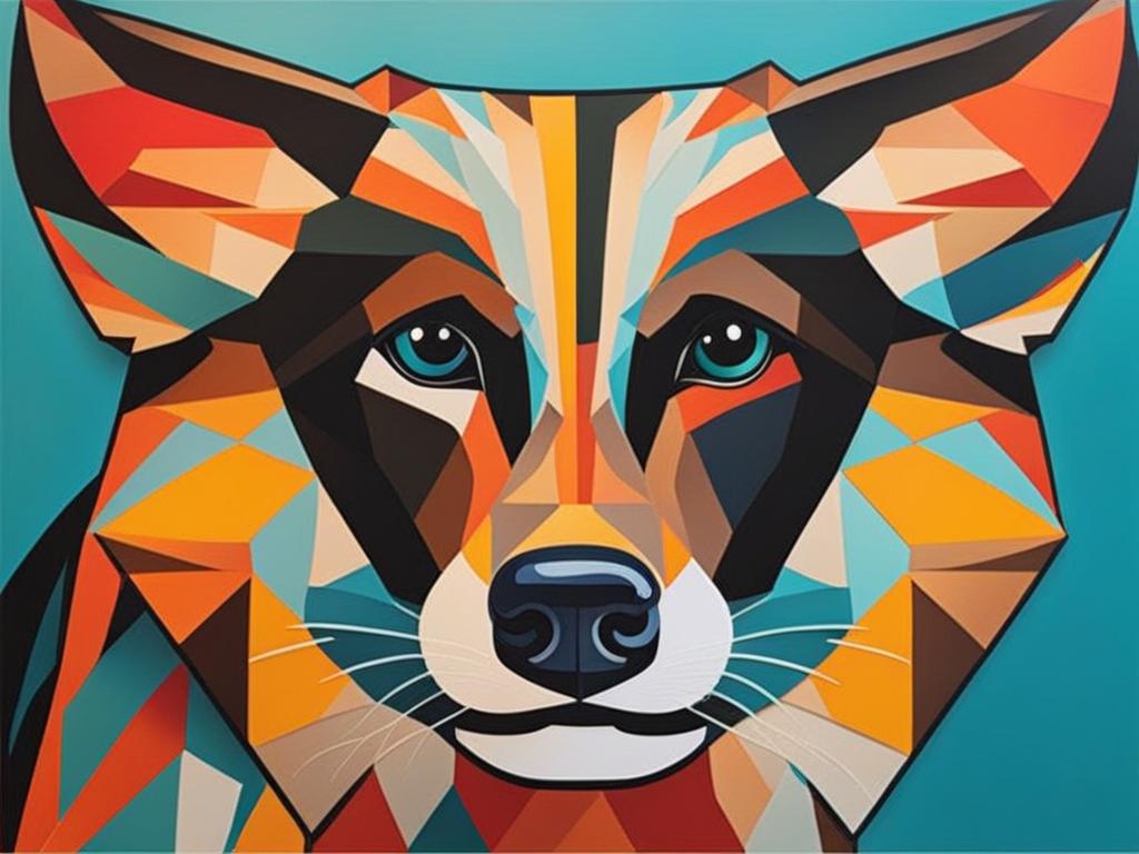 abstract animal portraits - craft an abstract representation of your favorite animal in a unique and artistic style. 