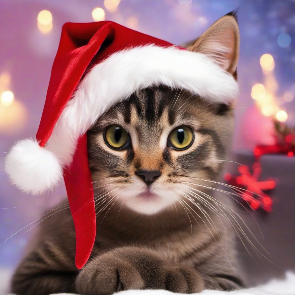 Cat Background Wallpaper - christmas cat backgrounds computer  