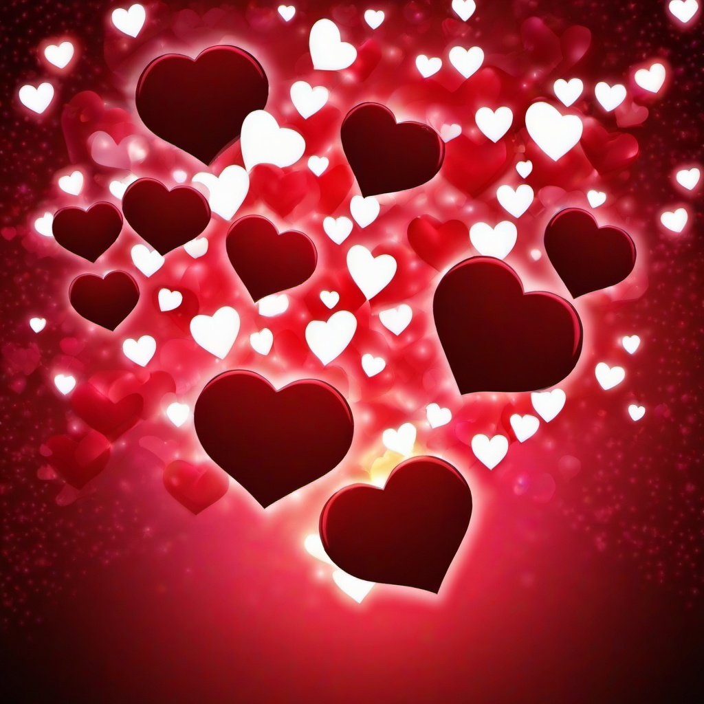 Heart Background Wallpaper - heart glow background  