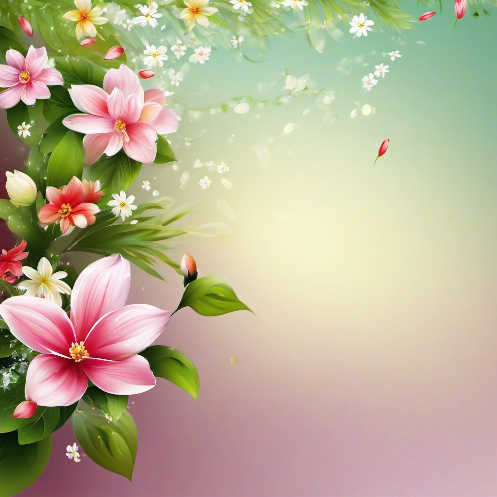 Flower Background Wallpaper - flower water wallpaper  