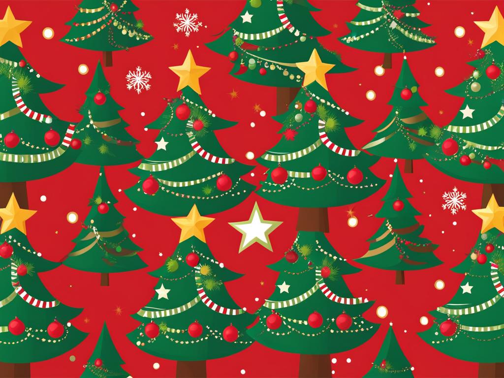 christmas tree clipart - decorated christmas tree illustration. 