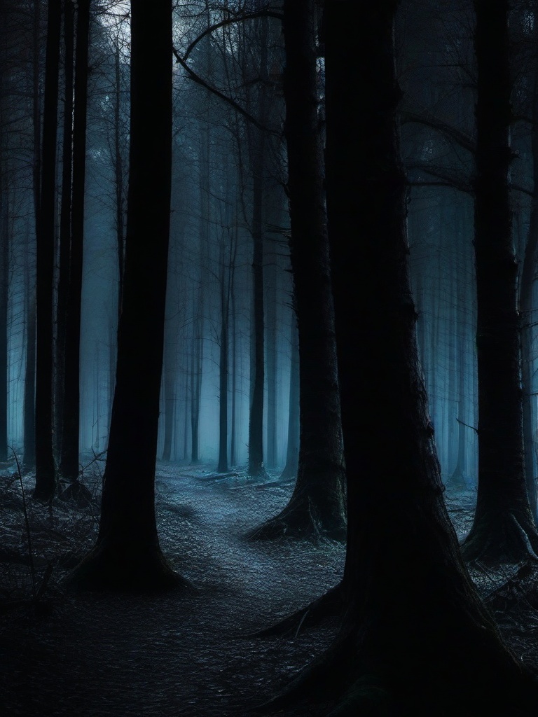 Dark Scary Forest Background  ,mobile iphone background wallpaper