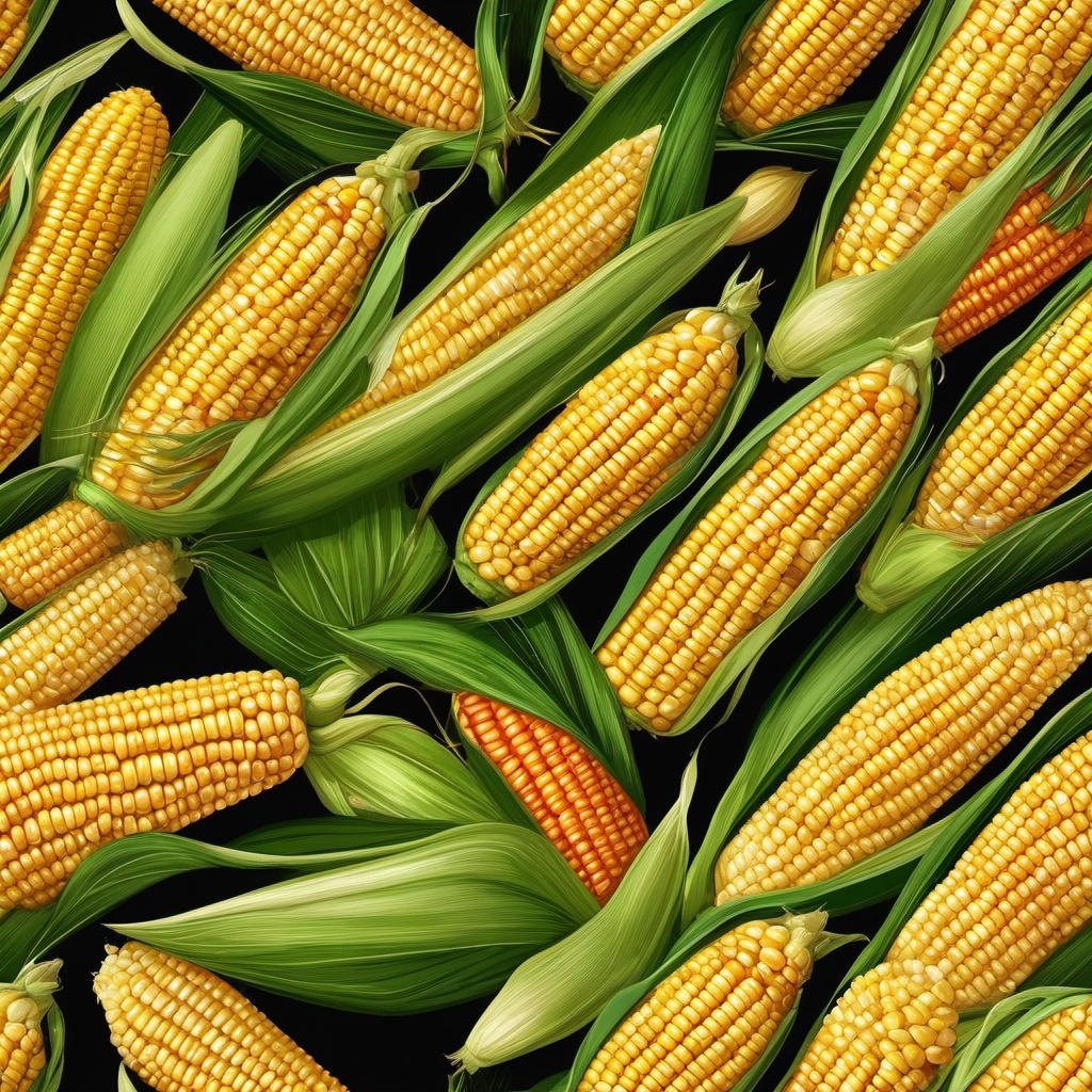 Corn clipart - corn for sale at market  vector clipart