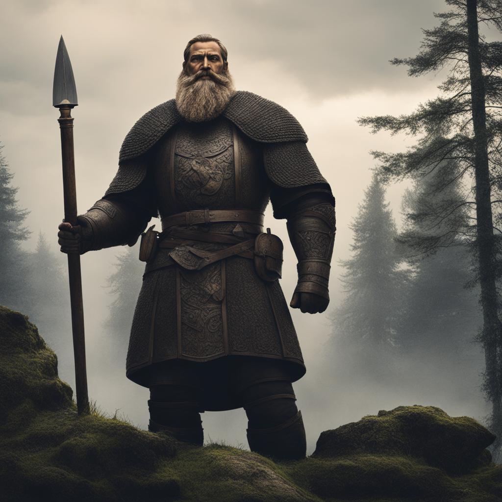 kalevipoeg - the estonian giant hero who protected his people from invaders and monsters. 