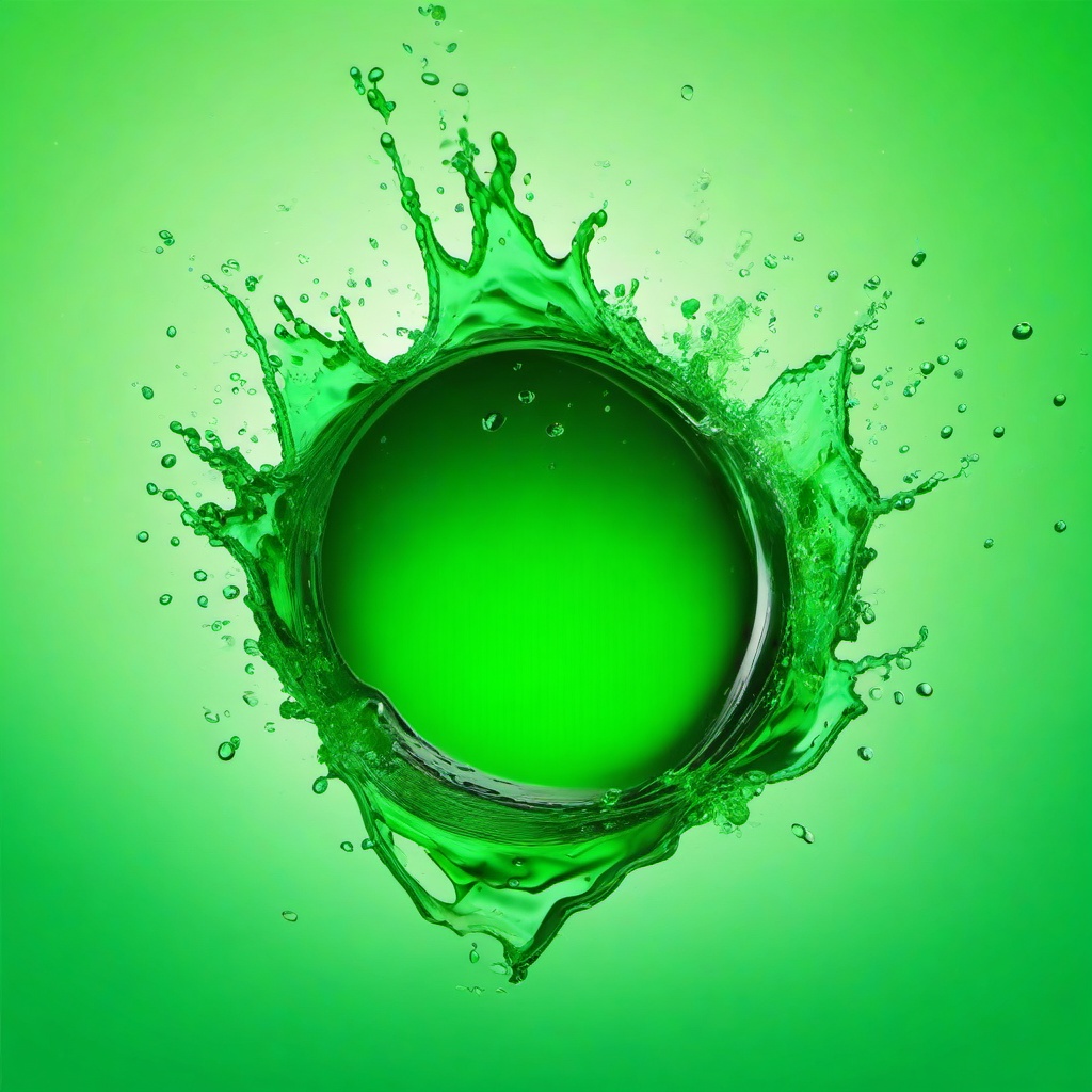 Splash Background - green screen water splash  