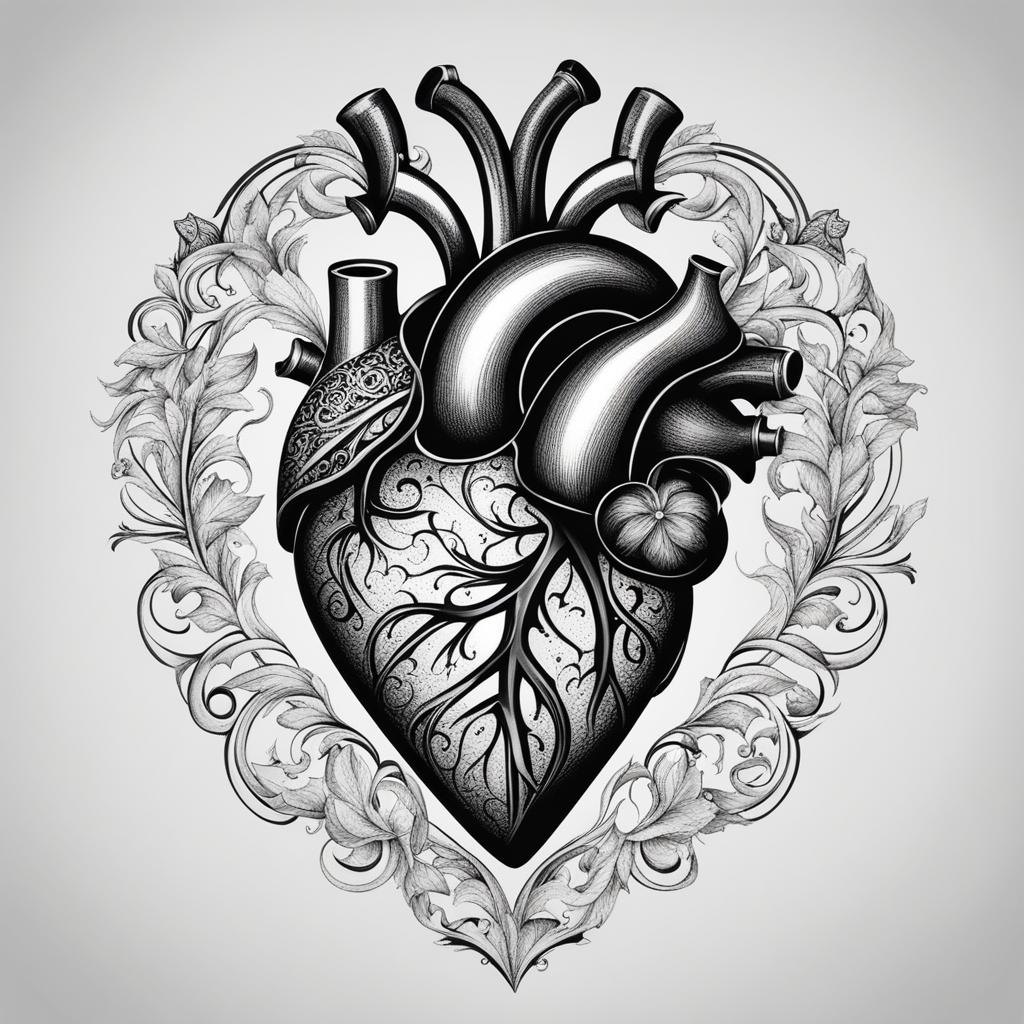 heart tattoo designs symbolizing love, affection, and matters of the heart. 