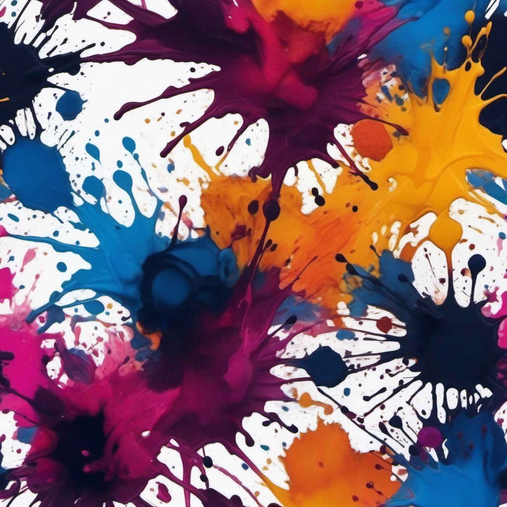 Abstract ink splatters top view, photo realistic background, hyper detail, high resolution