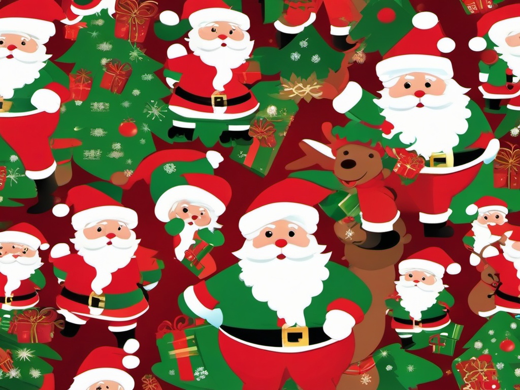 Santa Wall Paper  