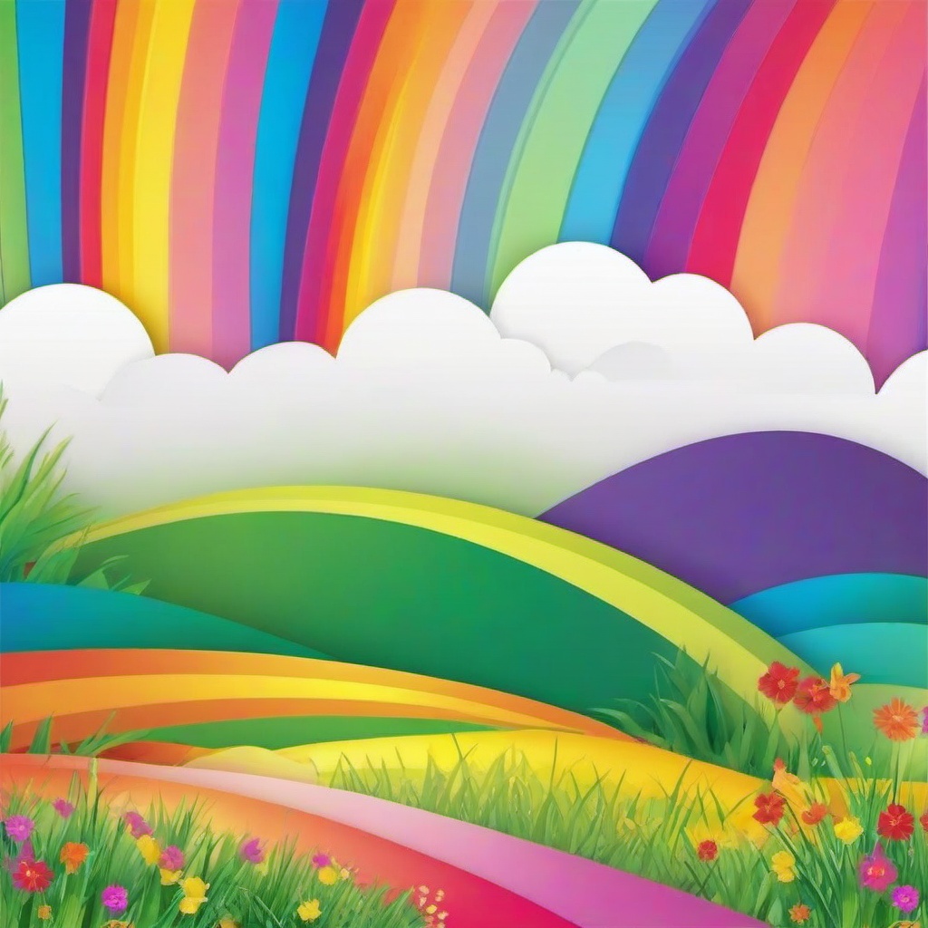 Rainbow Background Wallpaper - spring rainbow wallpaper  