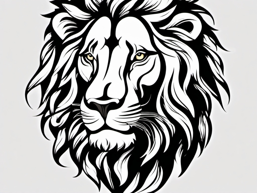 leo lion tattoo ideas  simple vector color tattoo